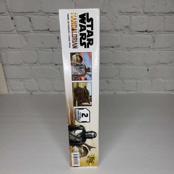 Star Wars The Mandalorian 2-Pack 3D Puzzles (500pc Each) -‎ New - - Picture 2 of 6
